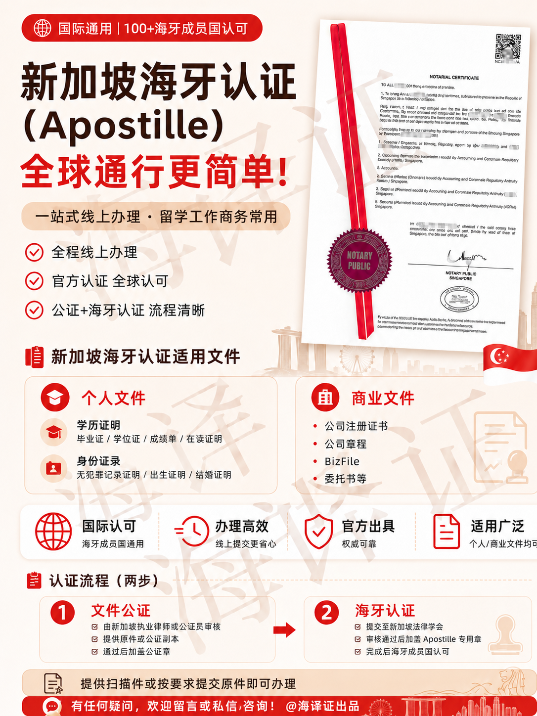 新加坡海牙-公司文件认证案例预览